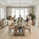 Michigan French Iron Dining Suite - 10 Seater at online8 furniture store Auckland