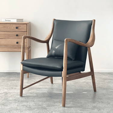 Mid Century Leather Armchair at online8 furniture store Auckland
