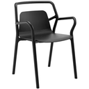 Mila Stackable Outdoor Dining Chair - Black - Set of 4 at online8 furniture store Auckland