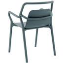 Mila Stackable Outdoor Dining Chair - Ocean - Set of 4 at online8 furniture store Auckland