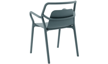 Mila Stackable Outdoor Dining Chair - Ocean - Set of 4 at online8 furniture store Auckland