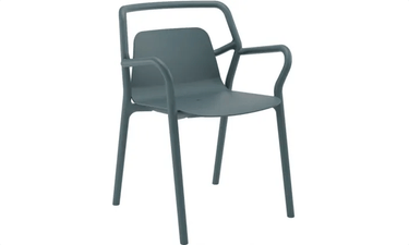 Mila Stackable Outdoor Dining Chair - Ocean - Set of 4 at online8 furniture store Auckland