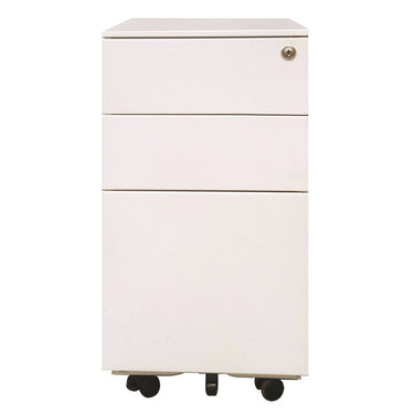 Milano 300 Slimline 2-Drawer and File Mobile Storage Unit at online8 furniture store Auckland