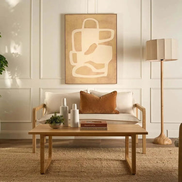 Milano Sofa with Cushions - Natural at online8 furniture store Auckland