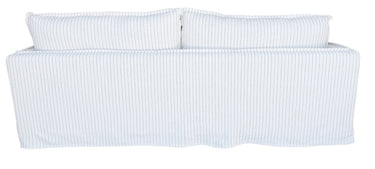 Milford 3 Seater Sofa - White, Grey Pinstripes at Online8 Furniture Auckland NZ
