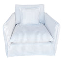 Milford Armchair - White & Grey at Online8 Furniture Auckland NZ
