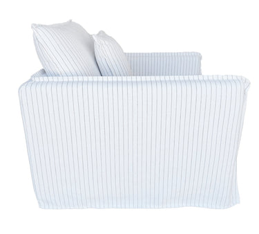 Milford Armchair - White & Grey at Online8 Furniture Auckland NZ