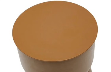 Milly Metal Stool - Ocre at online8 furniture store Auckland