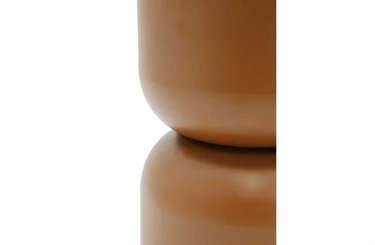 Milly Metal Stool - Ocre at online8 furniture store Auckland