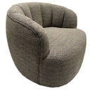 Milly Swivel Accent Chair - Caramel & Black at online8 furniture store Auckland