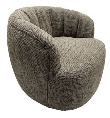 Milly Swivel Accent Chair - Caramel & Black at online8 furniture store Auckland