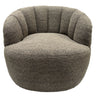 Milly Swivel Accent Chair - Caramel & Black at online8 furniture store Auckland