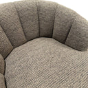 Milly Swivel Accent Chair - Caramel & Black at online8 furniture store Auckland