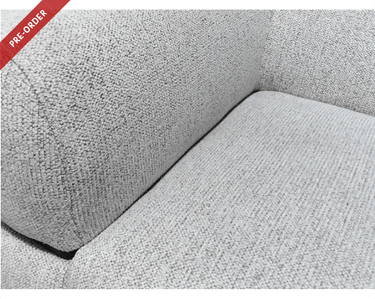 Milo 3 Seat Sofa - Dove Grey Fleck at online8 furniture store Auckland