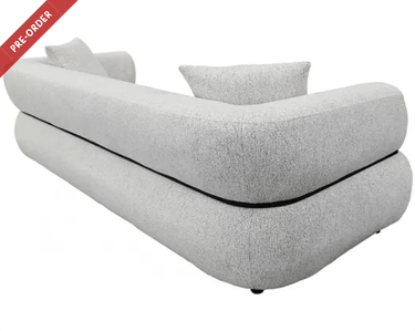 Milo 3 Seat Sofa - Dove Grey Fleck at online8 furniture store Auckland