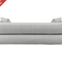Milo 3 Seat Sofa - Dove Grey Fleck at online8 furniture store Auckland