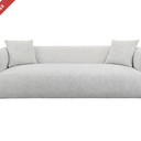 Milo 3 Seat Sofa - Dove Grey Fleck at online8 furniture store Auckland