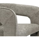 Mina Fabric Dining/Occasional Chair - Stone at online8 furniture store Auckland