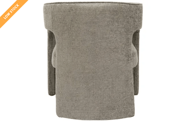 Mina Fabric Dining/Occasional Chair - Stone at online8 furniture store Auckland