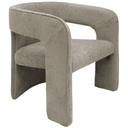 Mina Fabric Dining/Occasional Chair - Stone at online8 furniture store Auckland