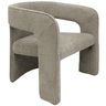 Mina Fabric Dining/Occasional Chair - Stone at online8 furniture store Auckland