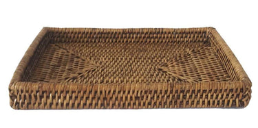 Mini Rectangular Rattan Tray at online8 furniture store Auckland