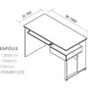 Minneapolis Computer Desk at online8 furniture store Auckland