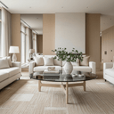 Moda Round Coffee Table - Natural & Glass Clear at Online8 Furniture Auckland NZ