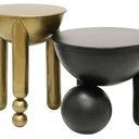 Mode Metal Side Table with Storage at online8 furniture store Auckland