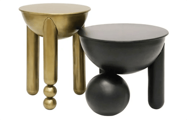 Mode Metal Side Table with Storage at online8 furniture store Auckland