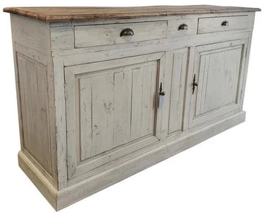 Monique Distressed 2 Door Sideboard | Buffet Table at online8 furniture store Auckland