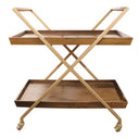 Monterey Bar Cart - Brass at online8 furniture store Auckland