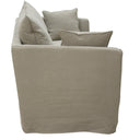 Montigo 2 Seater Slip Cover Sofa - Taupe at online8 furniture store Auckland