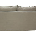 Montigo 2 Seater Slip Cover Sofa - Taupe at online8 furniture store Auckland