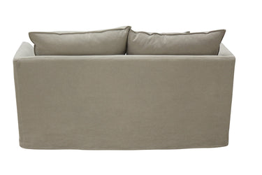 Montigo 2 Seater Slip Cover Sofa - Taupe at online8 furniture store Auckland