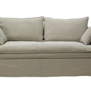 Montigo 3 seater Slip Cover sofa - Taupe at online8 furniture store Auckland