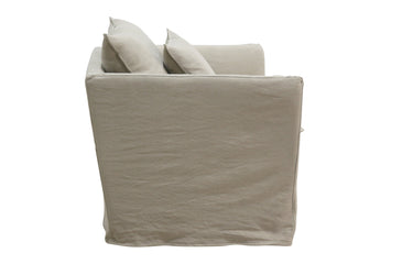 Montigo Slip Cover Armchair - Taupe at online8 furniture store Auckland