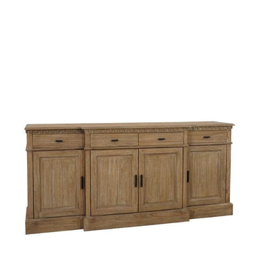 Montpellier 4 Door 4 Drawer Sideboard – Natural at online8 furniture store Auckland