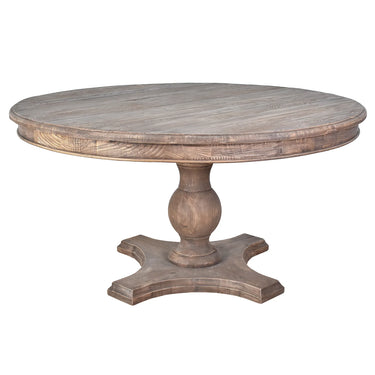 Montpellier Round Dining table - Reclaimed Elm - 1500mm at Online8 Furniture Auckland NZ