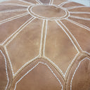 Moroccan Leather Pouf | Ottoman at online8 furniture store Auckland