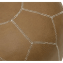 Morocco Vegan Leather Pouf – Brown at Online8 Furniture Auckland NZ