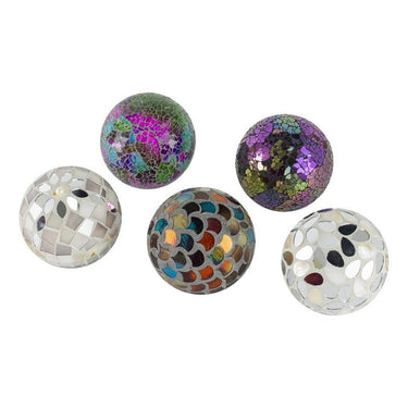 MOSAIC BALLS SET/5 at online8 furniture store Auckland