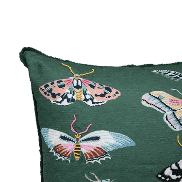 Moth Printed Cushion 45x45cm at online8 furniture store Auckland