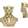 Mr Leopard in Suite Statue - Gold Bust at online8 furniture store Auckland
