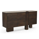Munoz Sideboard with Stone Top – Walnut at Online8 Furniture Auckland NZ