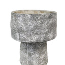 Mushroom Planter Grey Wash Large at online8 furniture store Auckland