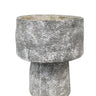 Mushroom Planter Grey Wash Large at online8 furniture store Auckland