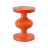 Mykonos Metal Stool 2 -Orange at online8 furniture store Auckland