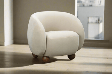 Napa Accent Chair - Sand at online8 furniture store Auckland