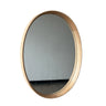 Natural Oak Oval Framed Mirror at online8 furniture store Auckland